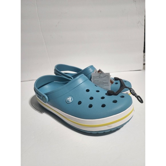 New Crocs Crocband Unisex Clogs 11016-4ST  Turquoise Tonic Size Men\'s 10 main image 5